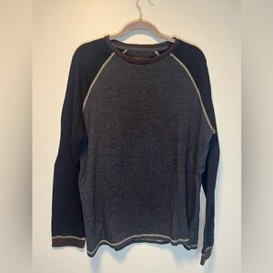 Carbon2Cobalt thermal weave crew neck. XL